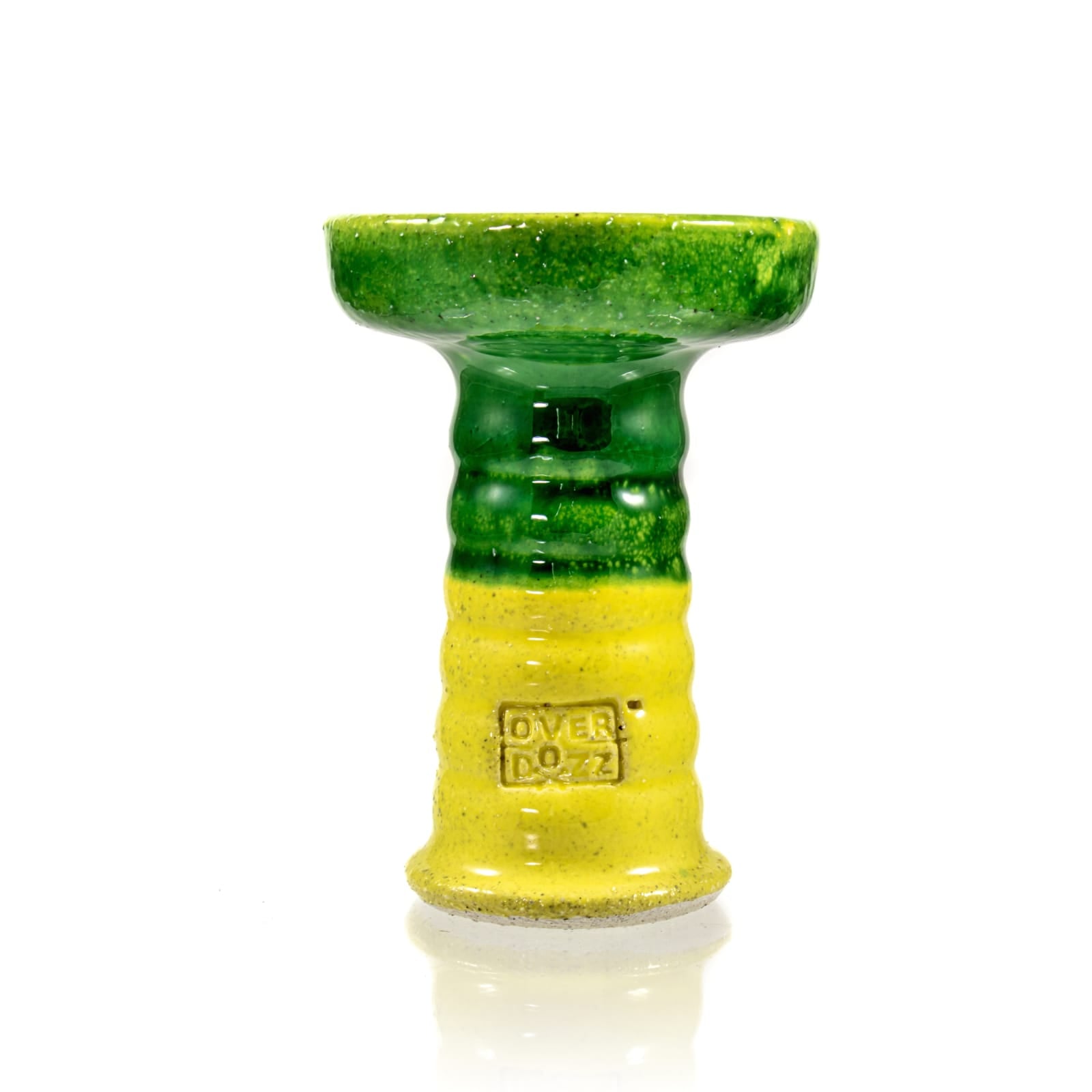 Overdozz Premium Phunnel Bowl G2-W White Clay - Green/Yellow