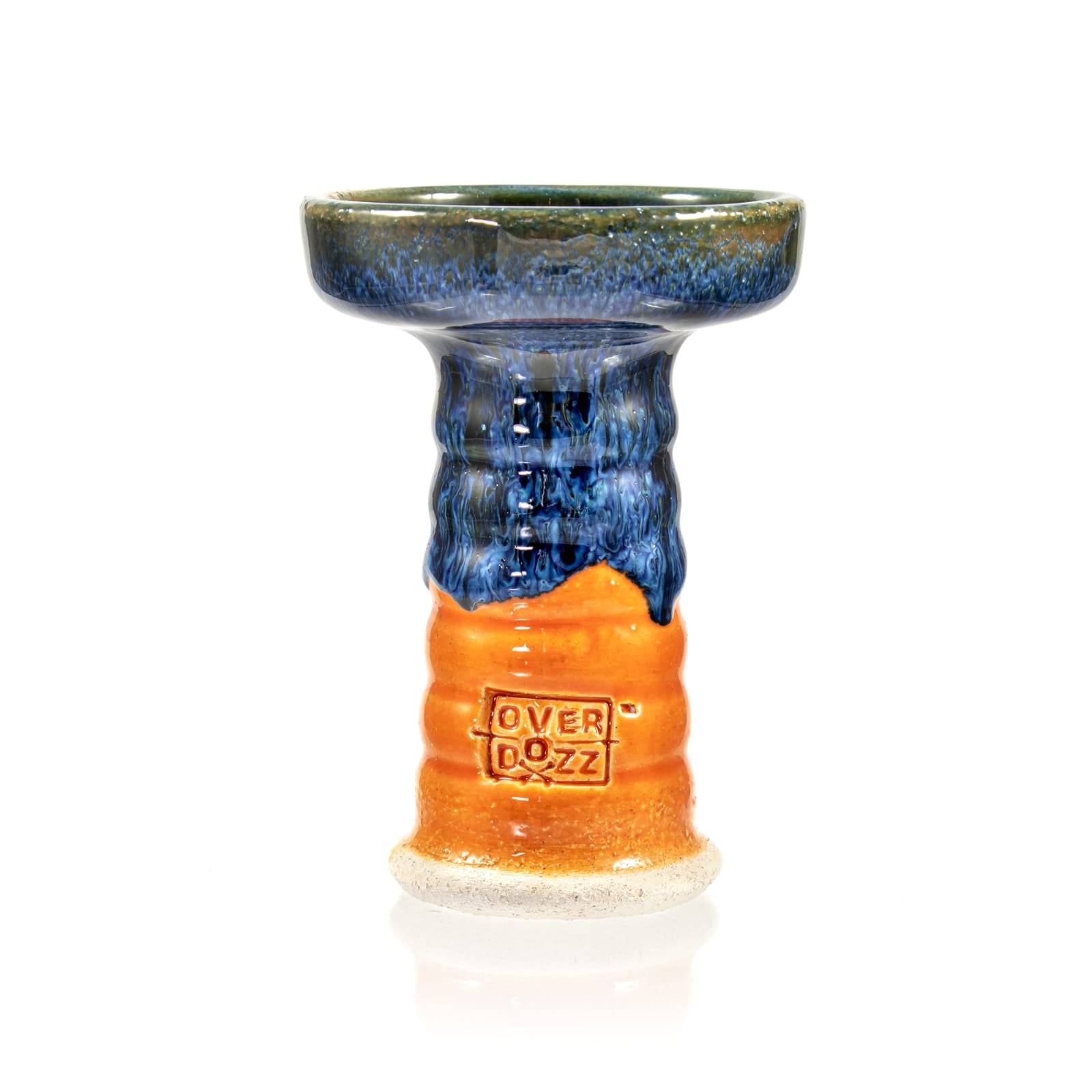Overdozz Premium Phunnel Bowl G2-W White Clay - Blue Orange